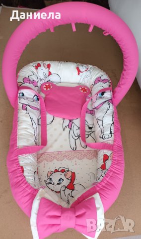 Бебешко гнездо с арка за играчки, снимка 6 - Бебешки легла и матраци - 33214642