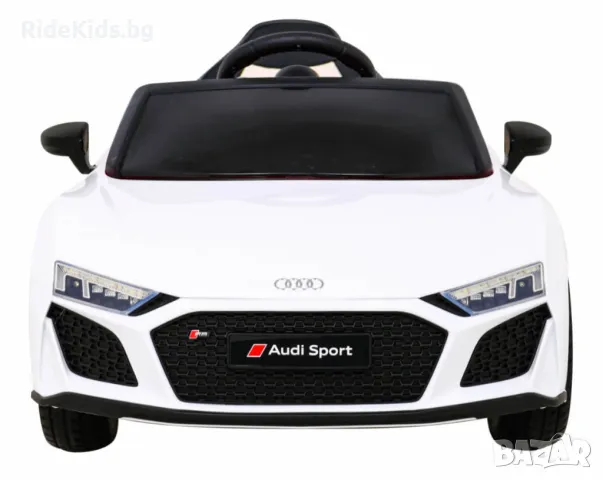 Audi R8 LIFT 12V – Детска акумулаторна кола, Бяла, EVA гуми, снимка 3 - Детски велосипеди, триколки и коли - 50421422