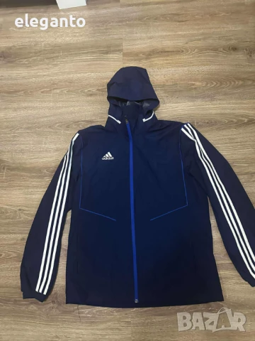 Мъжка водоустойчива ветровка Adidas Tiro 19 All Weather Jacket , L размер, снимка 3 - Якета - 51201688