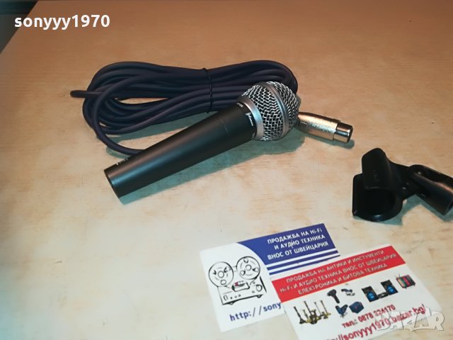 axman 75155 profi mic+кабел+държач-внос germany 1805211025, снимка 16 - Микрофони - 32914495