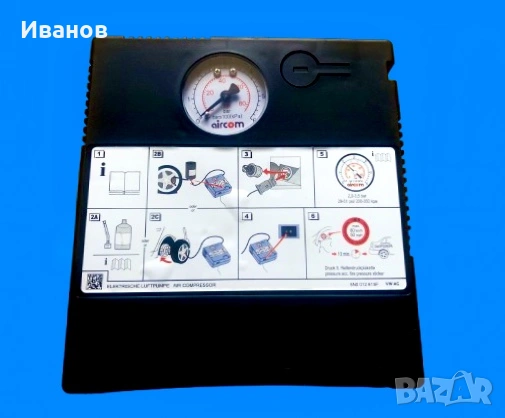 Цена - 20€. Нов Оригинален компресор за автомобилни гуми 