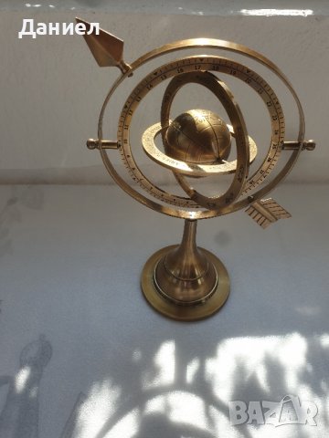 Армиална сфера от бронз, снимка 5 - Морски сувенири - 43052845