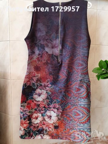 Рокля по тялото DESIGUAL- Tormenta- НОВА-Номер-М, снимка 8 - Рокли - 38134044