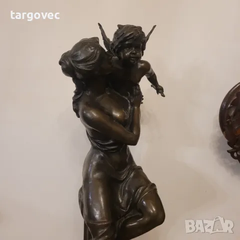 уникална бронзова фигура статуетка статуя, снимка 4 - Антикварни и старинни предмети - 49236517