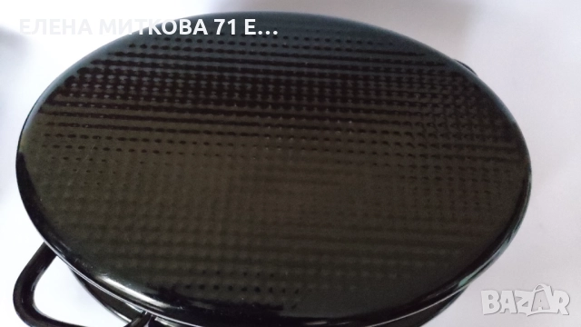 Масивен немски емайлиран бретер 2 в 1 от старото производство, снимка 7 - Съдове за готвене - 52369246