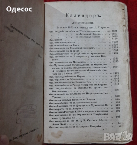 Рядка старопечатна книга Летоструй 1873/74/75/76 г, снимка 10 - Антикварни и старинни предмети - 52889637