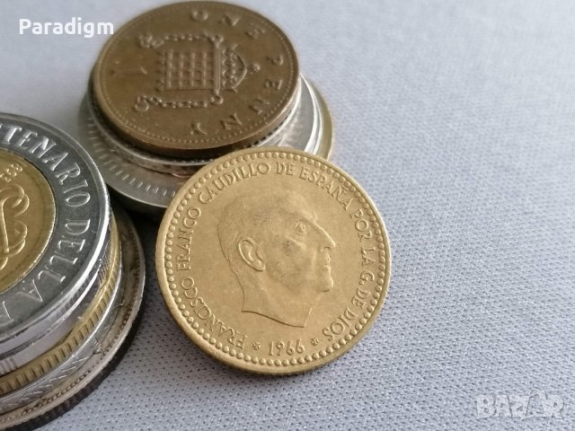 Монета - Испания - 1 песета | 1966г., снимка 2 - Нумизматика и бонистика - 37265828