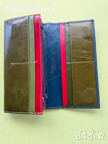 Портмоне в есенни цветове, снимка 3 - Портфейли, портмонета - 51467987