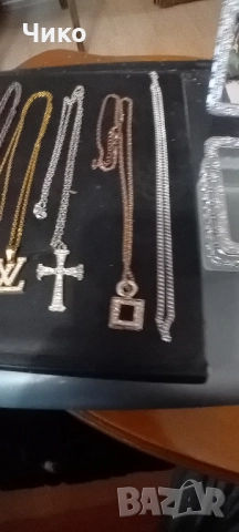 10бр позлатени женски колиета и кутия за бижута, снимка 14 - Антикварни и старинни предмети - 52225854
