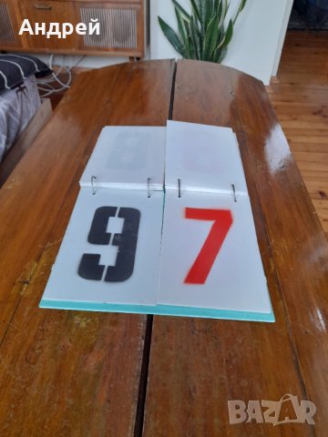 Старо табло с номера, снимка 4 - Други ценни предмети - 42960969