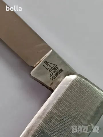 Джобна ножка Солинген Smf,кожен калъф ., снимка 9 - Антикварни и старинни предмети - 48739244