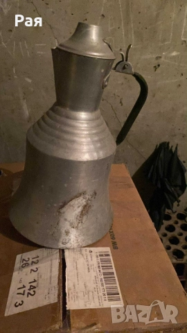 Стар алуминиев съд за мляко / ретро гарафа, снимка 2 - Антикварни и старинни предмети - 51786929
