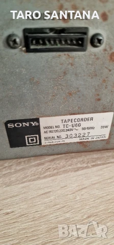 ДЕК SONY TC U60 , снимка 11 - Декове - 50896078