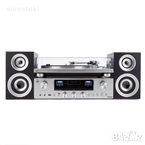 Комплект грамофон и усилвател GPO - PR 100/200, грамофон GPO PR100 с комплект PR200 