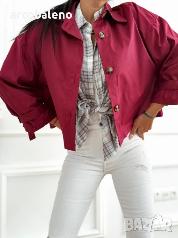 Дамско преходно палто и яке, 4цвята , снимка 10 - Якета - 53096031