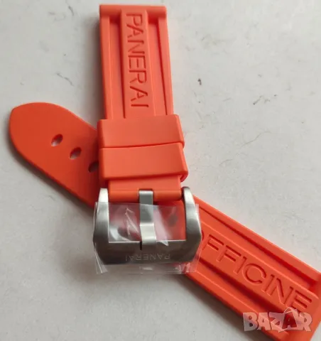 Силиконова кайшка ПАНЕРАЙ PANERAI 24мм, снимка 5 - Каишки за часовници - 49314568