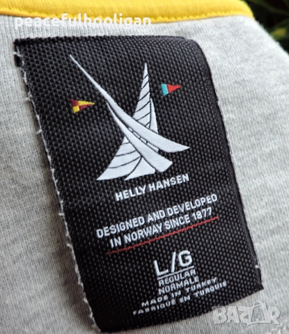 Helly Hansen Mens Grey Sewatshirt -мъжка  спортна блуза размер L , снимка 9 - Блузи - 52321958