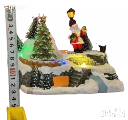 Светеща Коледна декорация с Дядо Коледа или Снежен човек – Празнична магия за вашия дом, снимка 6 - Други стоки за дома - 52832192