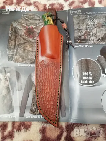 Нож от стомана n690 закалена на 60hrc., снимка 2 - Ножове - 46493906