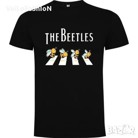 Нова детска тениска The Beetles - Abbey Road Funny Parody 