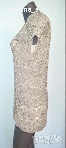 Два различни броя / Плетена на една кука туника за повод "Spiegel" и "Laura Ashley" / голям размер , снимка 7 - Туники - 28230789