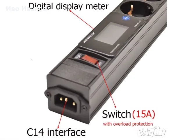 Разклонител – лабораторен уред       , снимка 4 - Друга електроника - 49372716