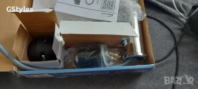 Кухненски смесител Miomare, с изтеглящ се чучур, хром, снимка 5 - Други - 49244295