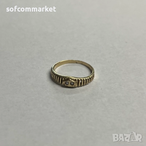 Златен пръстен 14К - 1,23 гр