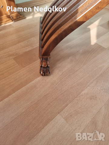 Продавам дървен стар стол тип ножица., снимка 3 - Столове - 44877603