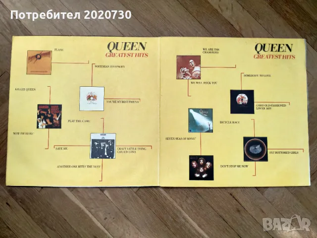 Queen – Greatest Hits -грамофонни плочи - Двоен албум, снимка 2 - Грамофонни плочи - 47527663