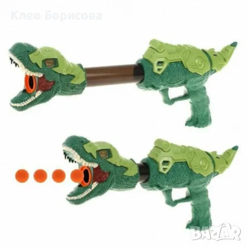 Помпа динозавър с топки – Вълнуваща игра за малки изследователи, снимка 2 - Други - 48788647