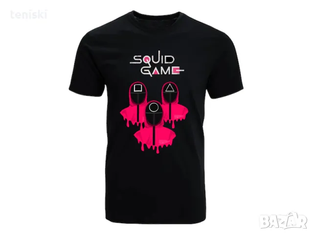  Тениски от сериала Squid Game Игра на калмари 8 модела Мъжки и детски, снимка 2 - Тениски - 34932956