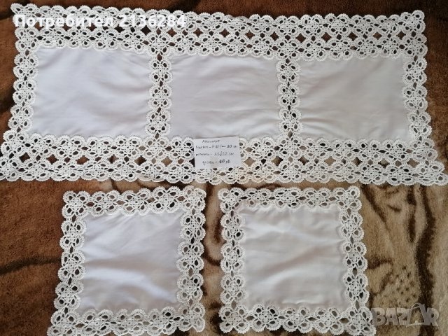 Битови покривки и яки, снимка 13 - Покривки за маси - 43038385