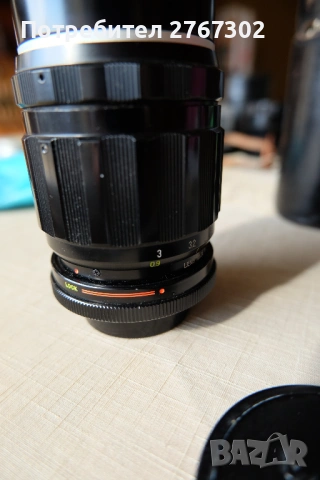 Super Komura 100mm f2.5 lens. M42 mount, снимка 6 - Обективи и филтри - 53440741
