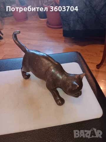 котка статуетка, снимка 2 - Статуетки - 43787914