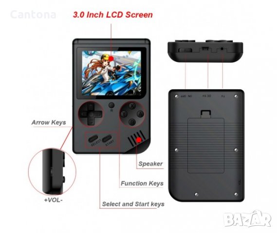 Преносима игра с цветен дисплей 400 в 1 - 8 Bit Classic Game, TV Out, снимка 4 - Други игри и конзоли - 27187012