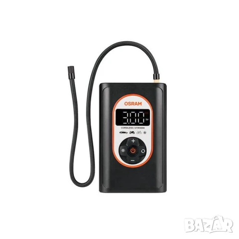 Компресор Osram TYREinflate 4000 за гуми, 8.3 bar, 12V DC, 90dB, с вградена батерия 5000mAh, снимка 5 - Аксесоари и консумативи - 51057258