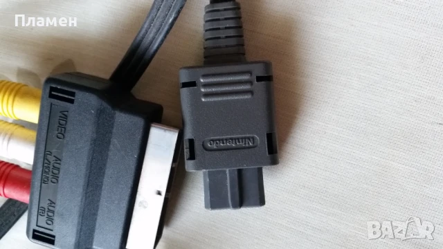 NINTENDO AV КАБЕЛ С 3 ЧИНЧА, снимка 2 - Nintendo конзоли - 50584773