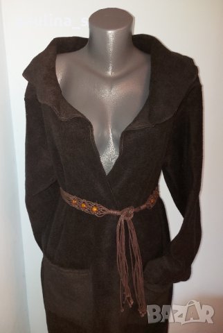 Палто тип жилетка от полар / голям размер , снимка 5 - Палта, манта - 32589713