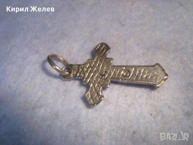 ПОСРЕБРЕНО РАЗПЯТИЕ КРЪСТЧЕ РЕЛЕФНО 92851, снимка 7 - Колиета, медальони, синджири - 36902434