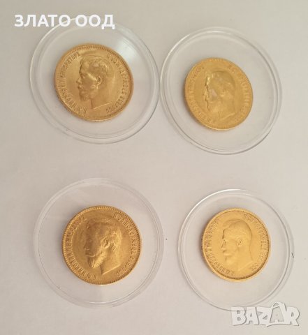 Златни монети 10 рубли Николай II (А.Г.), снимка 8 - Други - 40680461