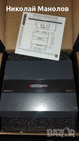 Усилвател за кола Soundigital 3000.1D evo6