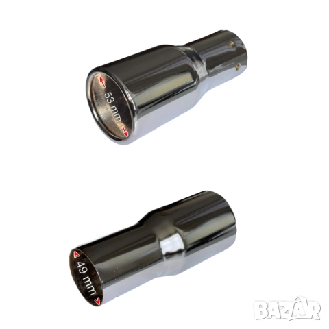 Накрайник ауспух НТ 301 входа-49мм изхода-53мм