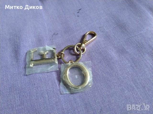 Ключодържател О Е /начало на име/букви метал могат да се разделят нов