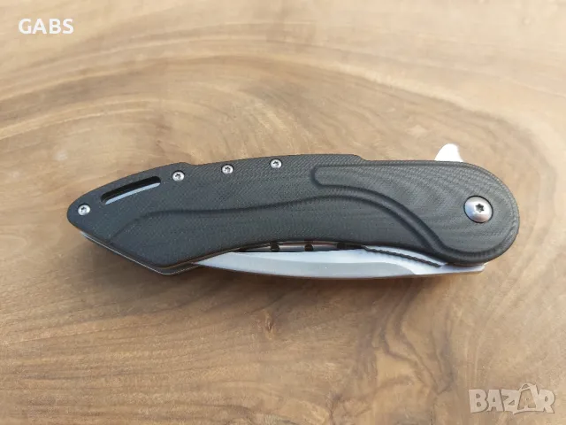 Дизайнерски сгъваем нож Todd Begg, снимка 3 - Ножове - 49872962