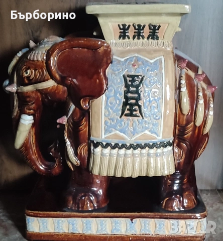 Керамичен слон-55 см.
