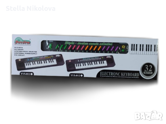 Играчка Музикална йоника с 32 клавиша и демо мелодии