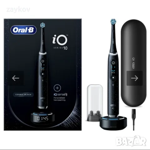 Електрическа четка за зъби ORAL B iO 10 BLACK, снимка 2 - Друга електроника - 49217269