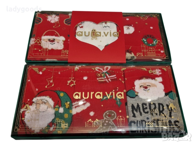 Коледни дамски чорапи.Модел 2., снимка 4 - Дамски чорапи - 52789511