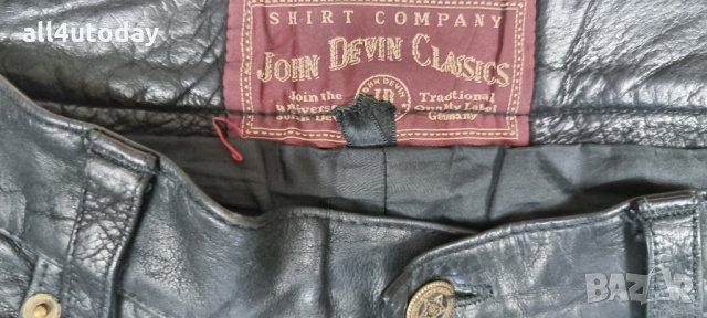 №541 John Devin Мъжки кожен панталон, снимка 3 - Аксесоари и консумативи - 33667643
